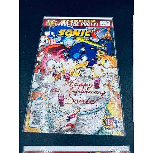 Sonic The Hedgehog Lot of 5 Archie Comics Sega y2k  lot set sonicx - Picture 6 of 7